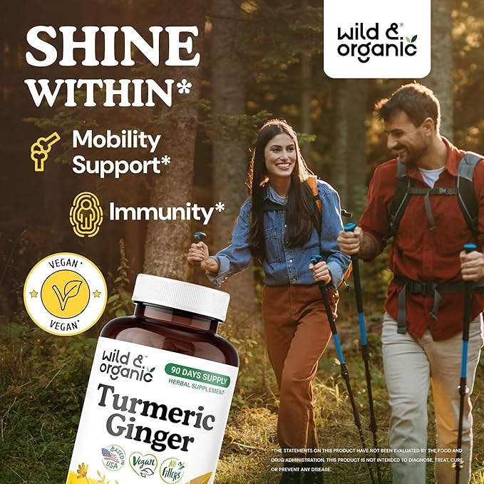 Turmeric Ginger 180 Capsules &amp Saffron Extract 180 Capsules