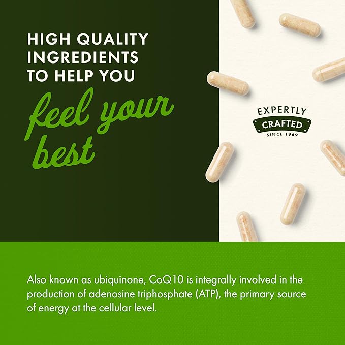 Swanson CoQ10 - Helps Promote Heart Health Energy Support &amp Aids Overall Cardiovascular System Health - Helps Maintain Coenzyme Q10 Supplement - (100 Capsules 120mg Each)