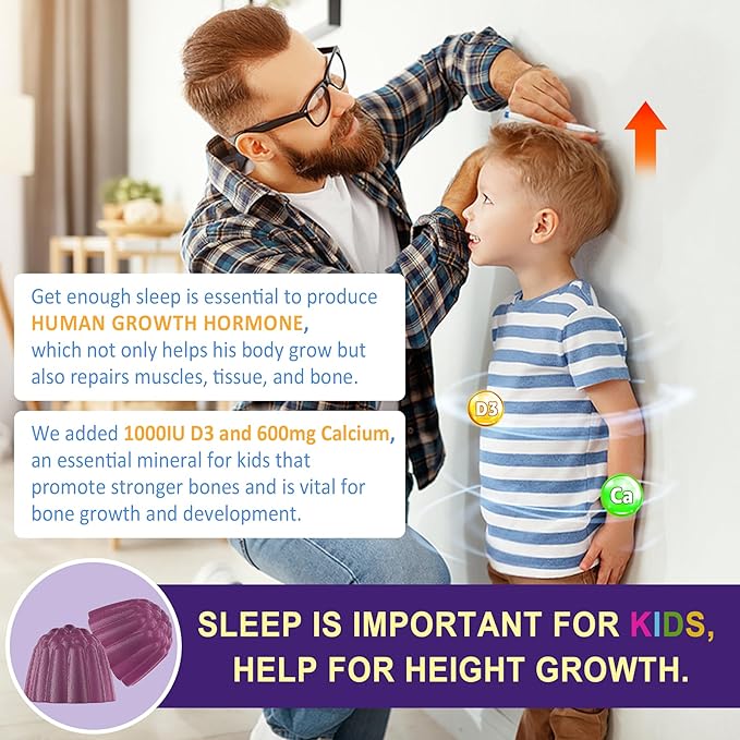 5HTP Gummies with Magnesium Glycinate + Kids Sleep Gummies - Magnesium Glycinate Gummies