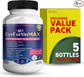 EyeFortin MAX Eye Health Supplement 60 Capsules Extra Strength with Lutein Vitamins A C E B12 Bilberry Extract 30 Day Supply (5)