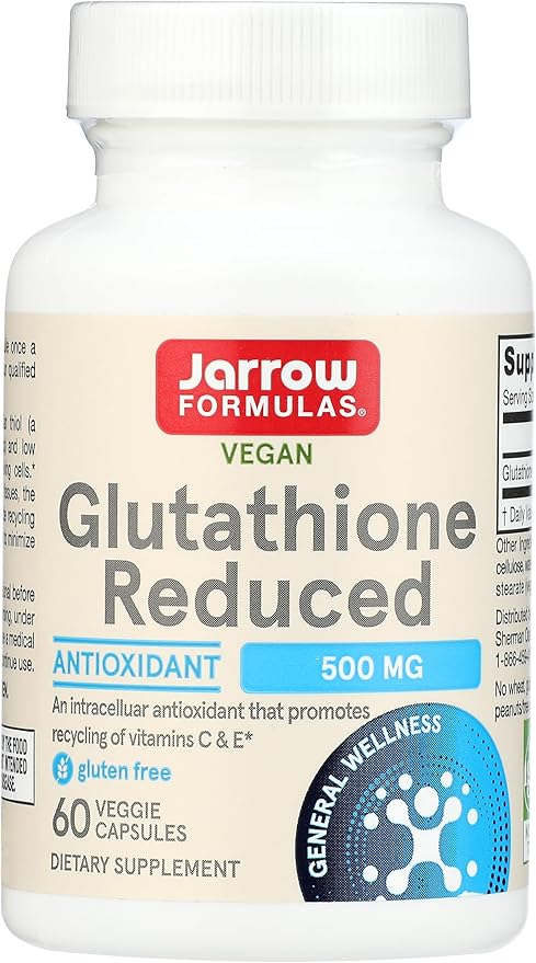 Jarrow Formulas Reduced Glutathione 60 Ct