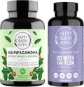 Happy Healthy Hippie PeriPeace Supplements for Women &amp Organic Ashwagandha Capsules