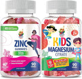 SUNNY SAM Zinc Gummies for Adults &amp Magnesium Gummies for Kids &amp Adults - 100mg - Calm Magnesium Chews