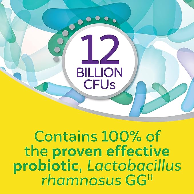Culturelle Pro Strength Daily Probiotic Capsules 60 Count &amp Kids Probiotic + Fiber Packets 24 Count