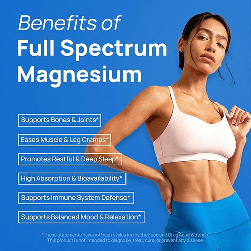 18 in 1 Magnesium Complex for Women and Men | Liposomal Magnesium Supplement with Glycinate Citrate Malate Taurate D3 &amp K2 | High Absorption for Muscle Sleep Bone Nerve Support | 90 Capsule