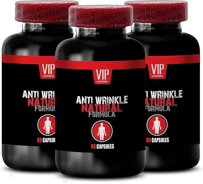 Anti-Wrinkle - Aloe Vera Vitamin A &amp E Renewal Complex Hyaluronic Acid Wrinkle Niacin Skin Texture Renewal Grape Seed Support Green Coffee Bean Skin Balance Turmeric Root 2Bot