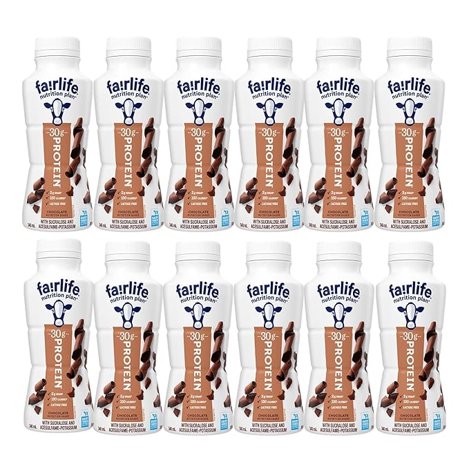Nutrition Plan High Protein Chocolate Shake 12 PACK. Orry's Vital