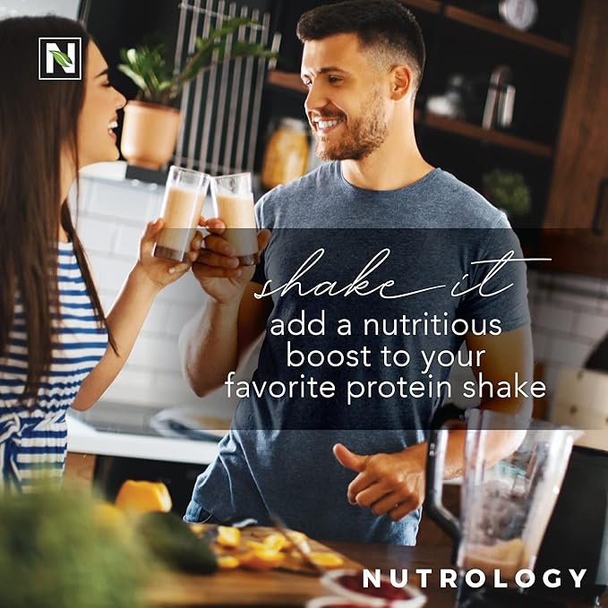 Nutrology Tripact Protein and Greens &amp Fruit Bundle - Premium Nutrition Shake - Non-GMO Grass Fed Whey Protein Naturally Sourced Fruits Vegetables Greens - Chocolate