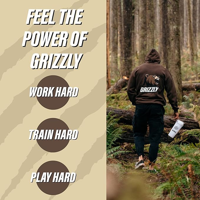 Grizzly Whey Isolate 25g Protein Powder Vanilla Protein Shake - 5.5g BCAAs for Growth &amp Muscle Recovery - 89% Whey Protein Per Serving - Post Workout Muscle Builder for Men &amp Women - 28 Servi