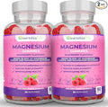 Magnesium Gummies 2 Packs Essentialife 100mg Per Serving - Blend of Magnesium Citrate &amp Magnesium Glycinate - Supports Healthy Digestion - Stay Calm &amp Energetic with Magnesium Supplements for