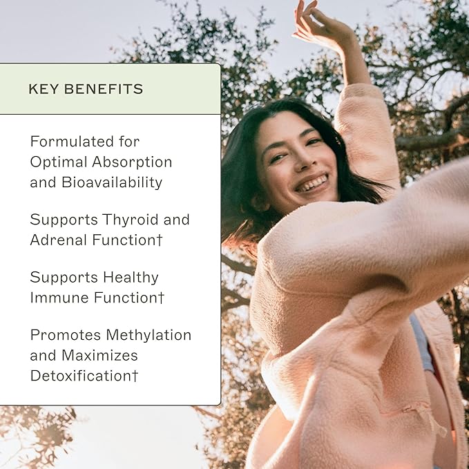 Amy Myers MD The Myers Way Multivitamin - Supports Healthy Immune Thyroid &amp Adrenal Function - Gluten-Free Non-Dairy &amp Iron Free Healthcare Supplement