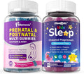 Sugar Free 2 Pack Prenatal Vitamins for Women Gummies + 1 Pack Kids Sleep Gummies