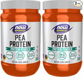 NOW Sports Nutrition Pea Protein 24 g Easily Digested Unflavored Powder 12-Ounce (Pack of 2)