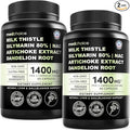 Milk Thistle Supplement w/ NAC Artichoke &amp Dandelion – Liver Support Supplement &amp Gallbladder Supplements in One – Liver Detox – Milk Thistle &amp Liver Care Supplements – 90 Vegan Capsules