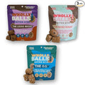Wholly Balls Protein Bites – Healthy Plant-Based Snack | High Protein Low Sugar Gluten-Free Energy Balls (Pack of 3 Chocolate)