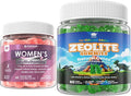 Zeolite Detox Gummies for Kids &amp Adults 2 Pack + Womens Multivitamin Gummy 1 Pack
