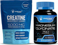 WELLNESS LABSRX Creatine Gummies with Magnesium Glycinate Capsules | Bundle