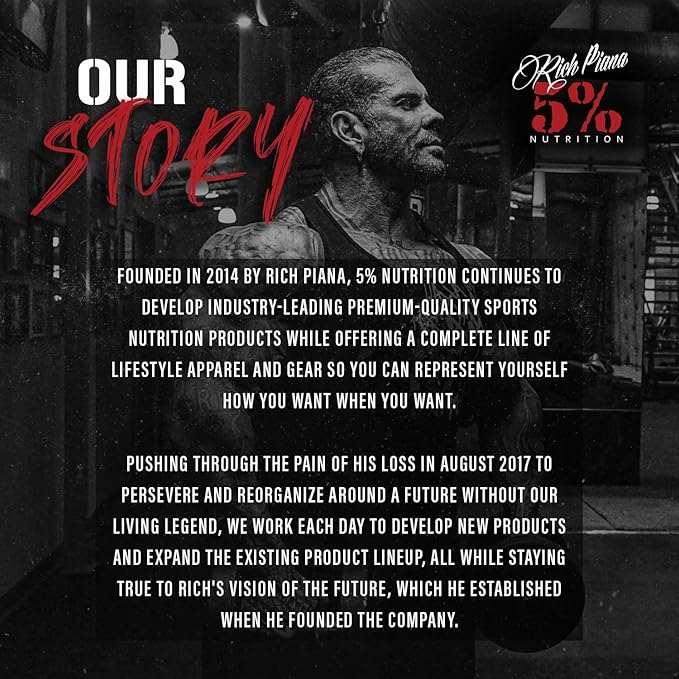 5% Nutrition Rich Piana Knocked Out Natural Sleep Aid | Post-Workout Recovery &amp Deep Sleep Supplement | GABA Melatonin Chamomile Tyrosine 5-HTP &amp More | 7.3 oz 30 Servings (Apple Cider)