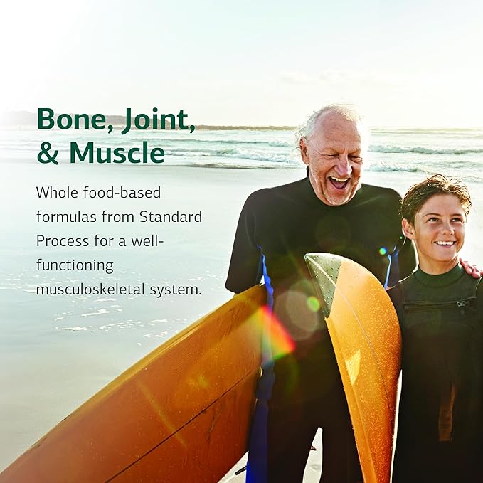 Standard Process Glucosamine Synergy - Joint Health Support Supplement - Support Connective Tissue with Glucosamine &amp Boswellia Serrata - Whole Food-Based Supplement with Manganese - 90 Capsules
