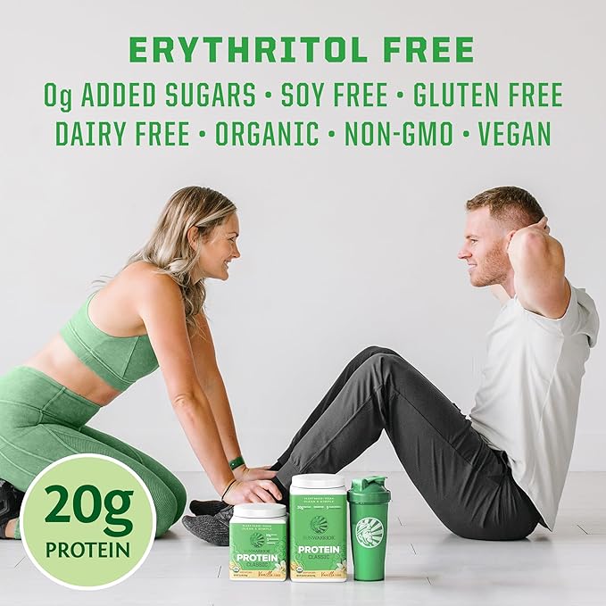 SUNWARRIOR Organic Classic Vanilla Protein 375 GR