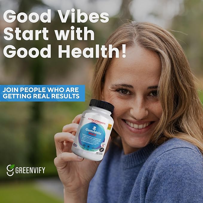 GumAktiv Max Probiotic Supplement 40 Billion CFU 60 Capsules Advanced Formula for Digestive Health (5)