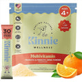 Kids Multivitamin with Pre/Probiotic &amp Organic Superfoods for Kids - 22+ Vitamins &amp Minerals - Sugar-Free Orange Flavor - Immune Gut &amp Oral Health Support - Ages 4+ (30 Sticks)