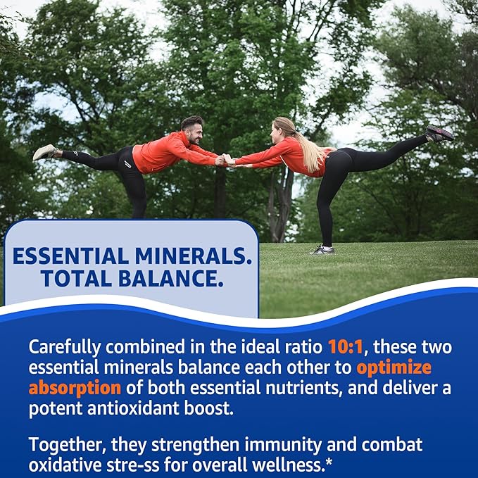 Zinc Picolinate Gummies with Copper + Probiotics Vitamin B6 for Max Absorption Zinc Supplements for Men and Women Two Essential Minerals Balance Formula for Immunity and Gut Health Vegan 60 Cts