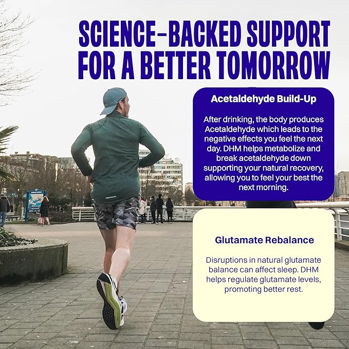 DHM Detox® - No Days Wasted® - New Look - Dihydromyricetin Supplement Milk Thistle Prickly Pear B Vitamins Hydration Electrolytes Blend-Take During Evening for Better Next Day and Recovery