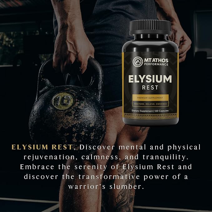Elysium Rest | Supports Mental and Physical Rejuvenation Calmness and Tranquility | 30 Servings - 120 Capsules