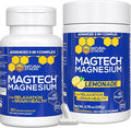 Natural Stacks Magtech Magnesium Capsules + Lemonade Bundle - 3 Forms of Magnesium - Supports Relaxation and Brain Health* - 60 Total Servings