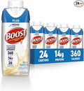 BOOST Plus Nutritional Drink Very Vanilla 8 fl oz (Pack of 24)