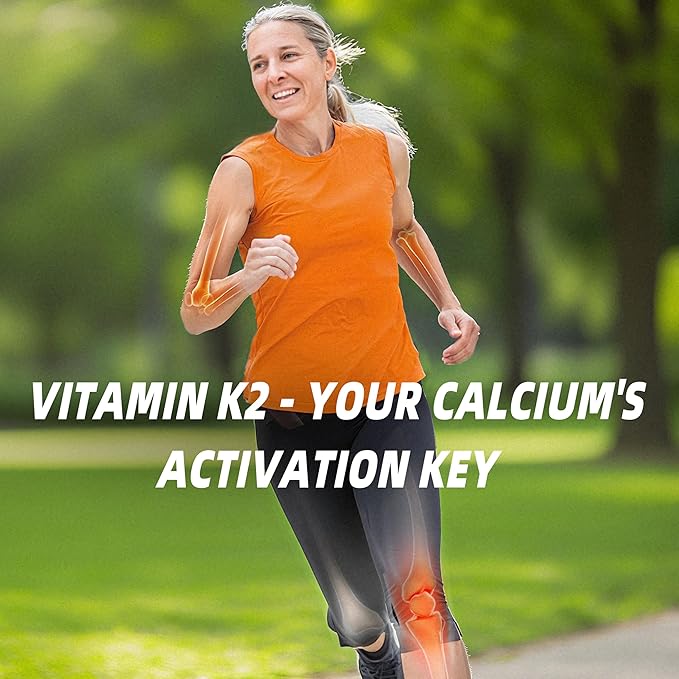 Vitamin K2 MK-7 Gummies 100mcg Supplement for Bone &amp He-Art Support +Iron Gummies Iron Supplement for Women 27mg Ferrous Sulfate