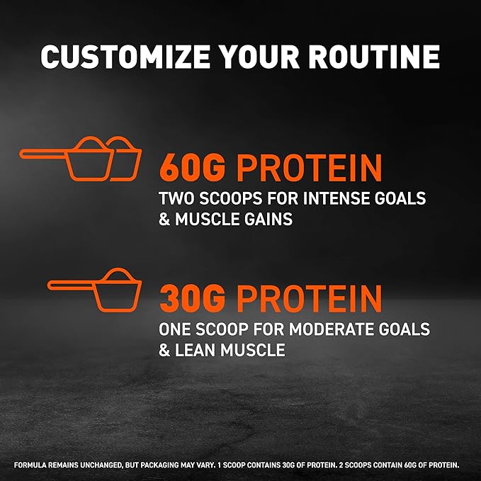 Body Fortress Super Advanced Whey Protein Powder Cookies N’ Creme 60g Protein &amp 12g BCAAs Per 2 Scoops Muscle Gain &amp Recovery Immune Support with Vitamins C &amp D 1.78lbs (Packaging May