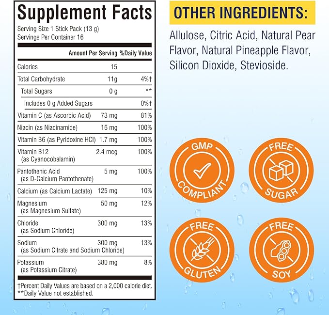 Electrolytes Powder Packets &amp 10 in 1 Magnesium Complex 120 Capsules