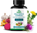 Well Being Mora Milk Thistle Complex I 15-in-1 Potent Blend Advance Formula with Beetroot Turmeric &amp Garlic I Supports Digestion Detox &amp Overall Vitality I 90 Vegan Supplement for Men &amp