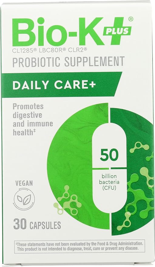 Bio-K Plus Dailycare 50 Billion Probiotics 30 Count