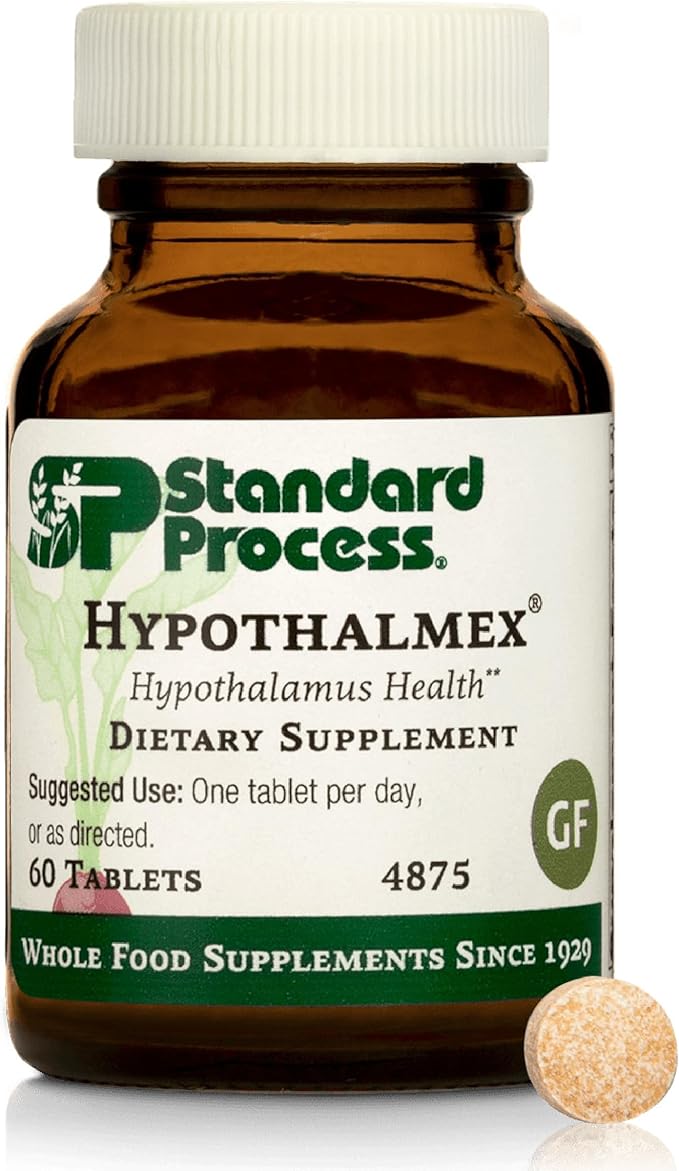 Standard Process Hypothalmex - Includes Proprietary Cytosol Extract Blend with Porcine Hypothalamus Cytosol Extract - 60 Tablets