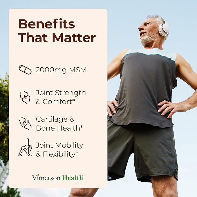 Glucosamine Chondroitin MSM Supplement – 3-in-1 Joint Supplements for Men and Women w/Glucosamine Sulfate 1500mg Chondroitin Sulfate 1200mg &amp MSM 2000mg for Joint Health – FSA Eligible 150 Caps