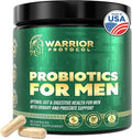 Probiotics for Men with Prebiotics - Men Probiotic Supplement for Digestive Health Gut Health Immune Health Bloating and Prostate Care - Strains Shelf Stable Gluten &amp Soy Free 60 capsules.