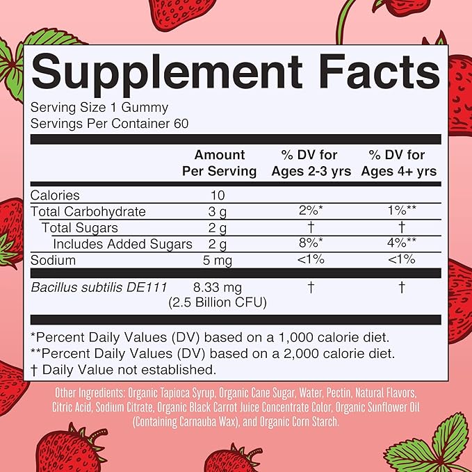 MaryRuth Organics Multivitamin Probiotic Magnesium Calm and Vitamin C Gummies for Kids | Clean Label Project Verified® | Vitamins for Immune Support &amp Overall Health | Vegan Non-GMO Gluten Fr