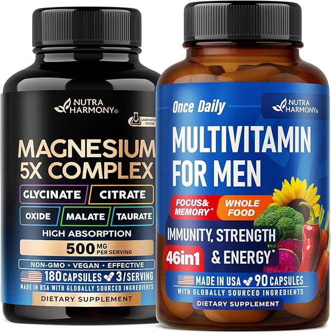 NUTRAHARMONY Magnesium Complex &amp Multivitamins for Men Capsules