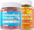 Turmeric Curcumin Gummies 1000mg with Potassium Citrate 1000mg Gummies