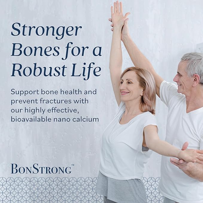 Nano Calcium Supplements for Bone Health 3X 120 Capsules with MSM Made in USA-Calcium Supplements Women Vitamin D3 with Calcium Supplement for Men Bone Support Vitamins for Bones and Joints