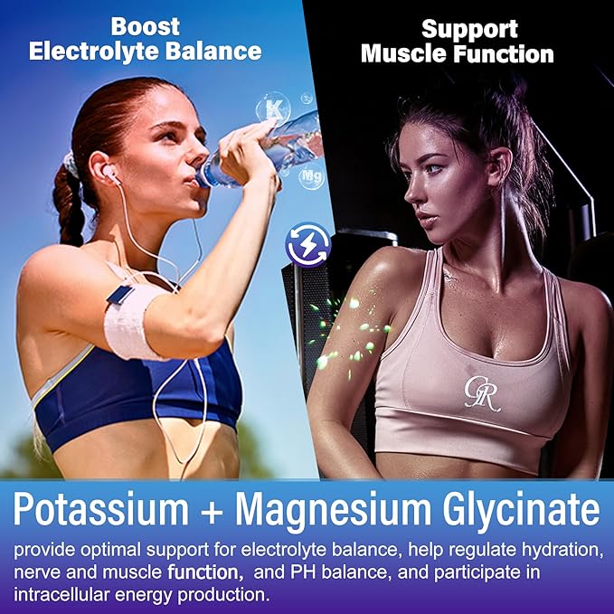 2Pack Potassium Magnesium Gummies + 1Pack CoQ10 Filled Gummies