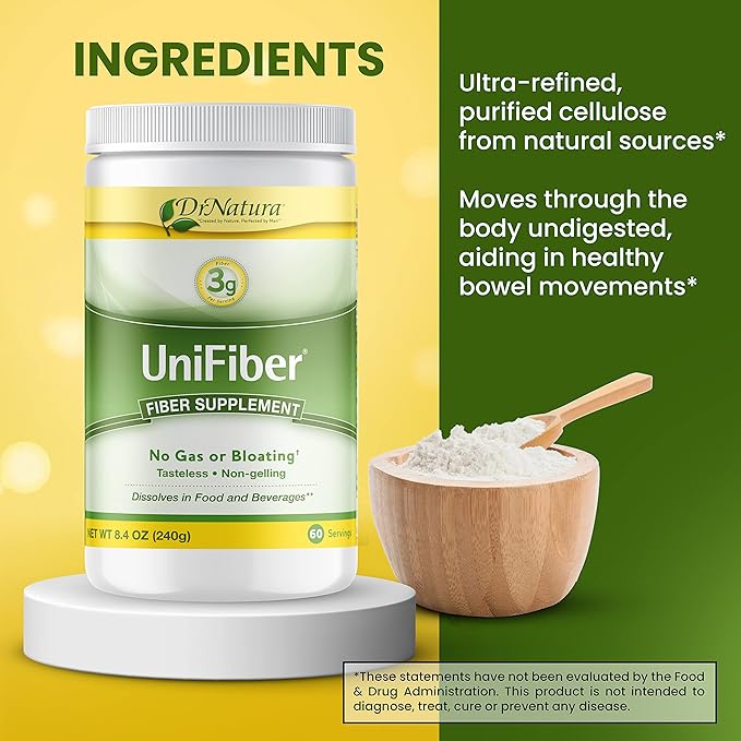 Dr. Natura® Unifiber Natural Fiber Supplement 8.4-Ounce. (Pack of 3)