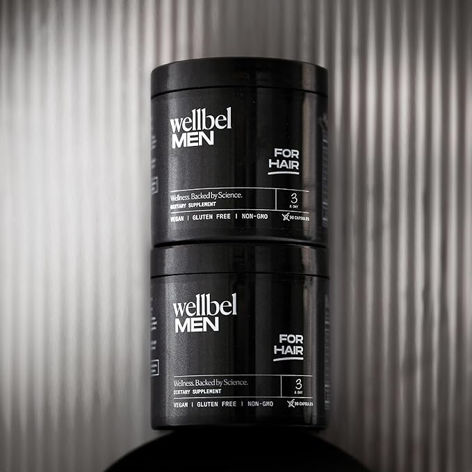 WELLBEL Mix Pack Mens and Women Clean Supplement for Hair Skin and Nails Vegan Gluten Free and Non GMO