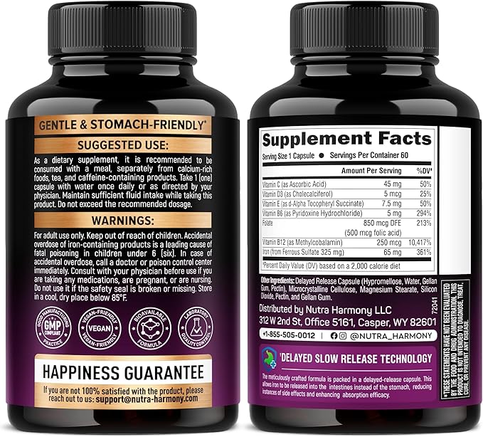 Iron Capsules &amp Calcium Tablets