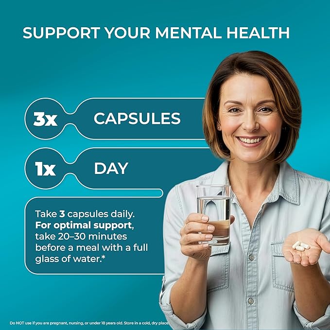PUREHEALTH RESEARCH Stress Release Complex - Mood Support Supplement for Women &amp Men - Helps With Occasional Stress &amp Relaxation - With Ashwagandha L Theanine Lemon Balm Niacin &amp More -