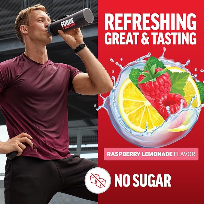 Force Factor Creatine Monohydrate Powder 5g Micronized Dose to Support Muscle Growth Strength Recovery Cognitive Health &amp Working Memory Raspberry Lemonade 100 Servings