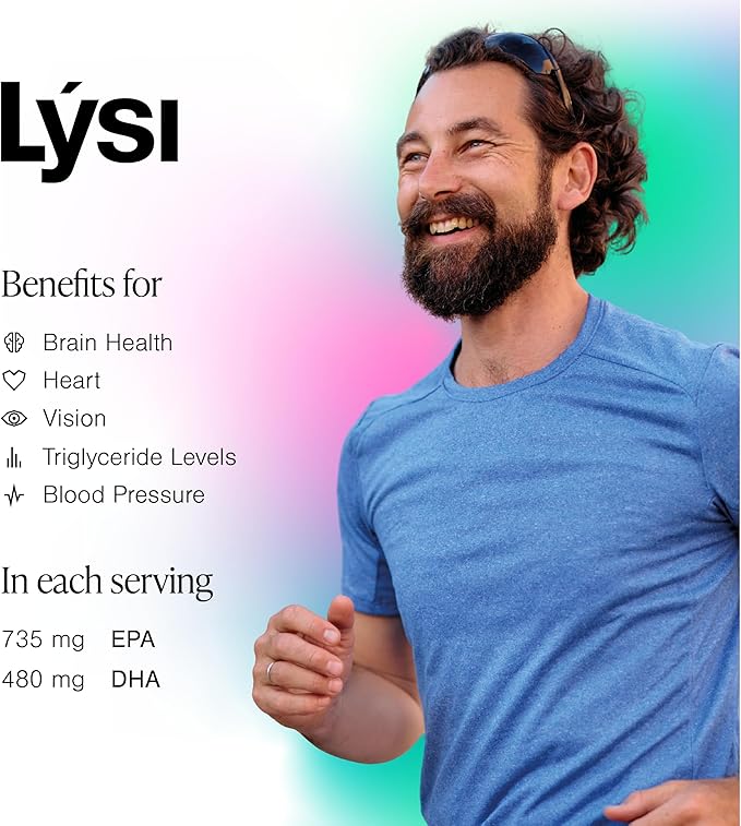 LYSI Omega 3 Fish Oil Lemon 8.12 OZ